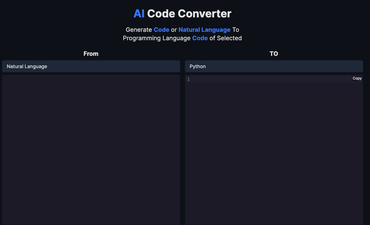 AI Code Converter