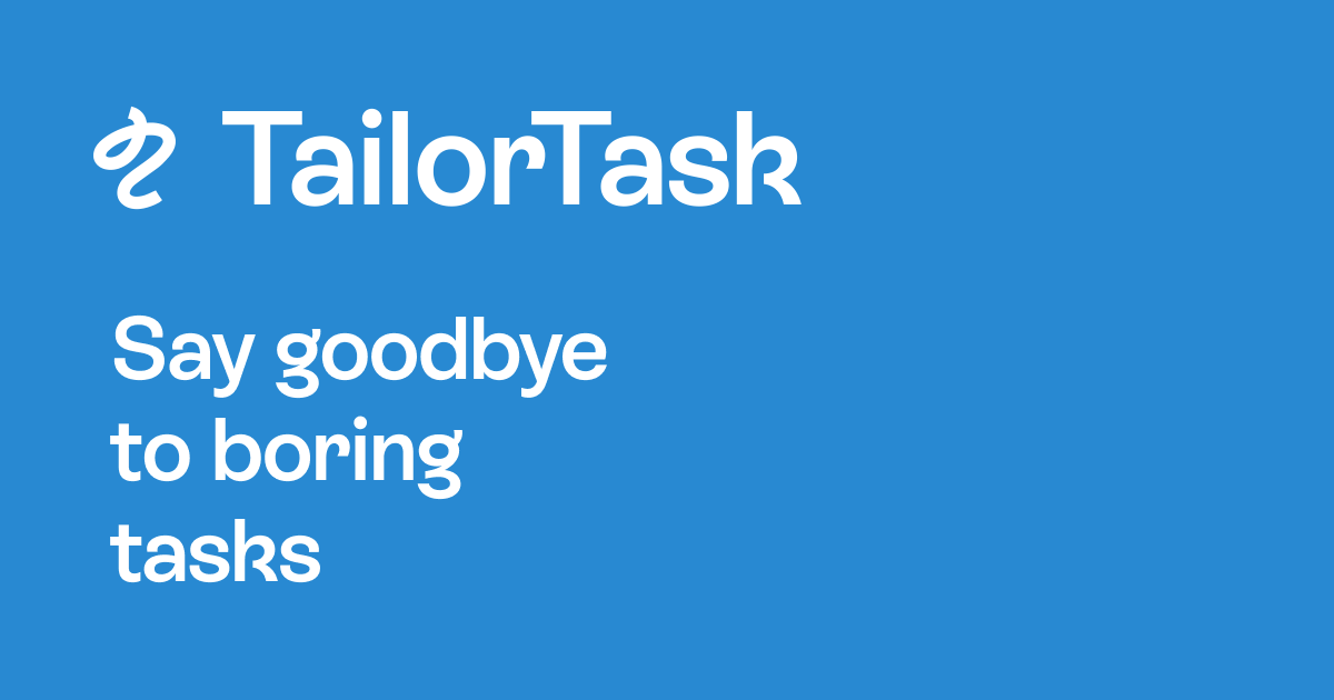 TailorTask