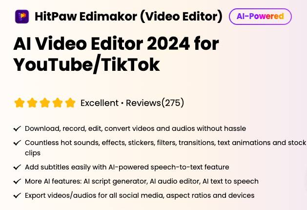 HitPaw Video Editor