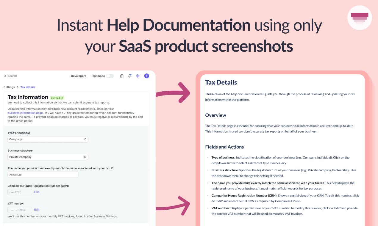 Help Docs Generator