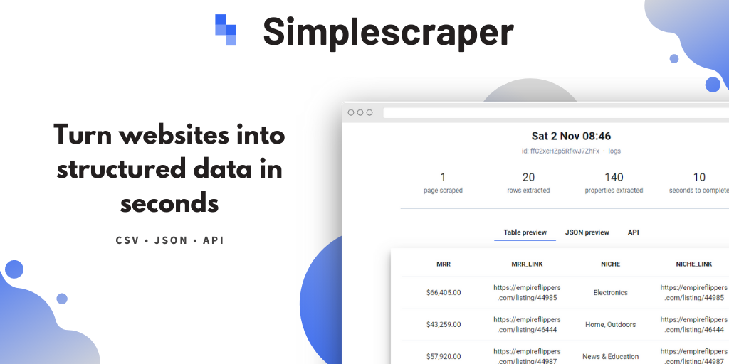 Simplescraper