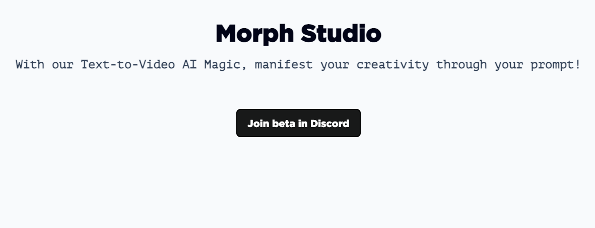 Morph Studio